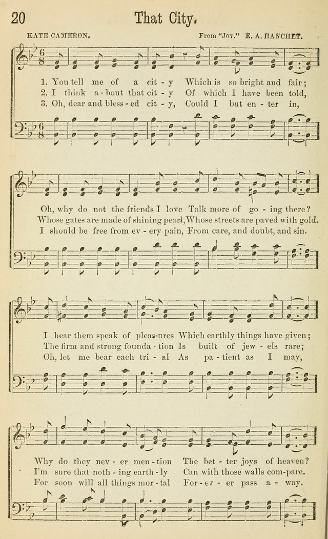 Gospel Songs: a choice collection of hymns and tune, new and old, for gospel meetings, prayer meetings, Sunday schools, etc. page 25