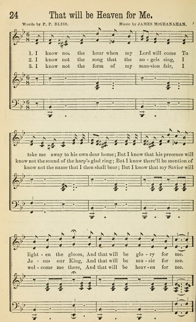 Gospel Songs: a choice collection of hymns and tune, new and old, for gospel meetings, prayer meetings, Sunday schools, etc. page 29