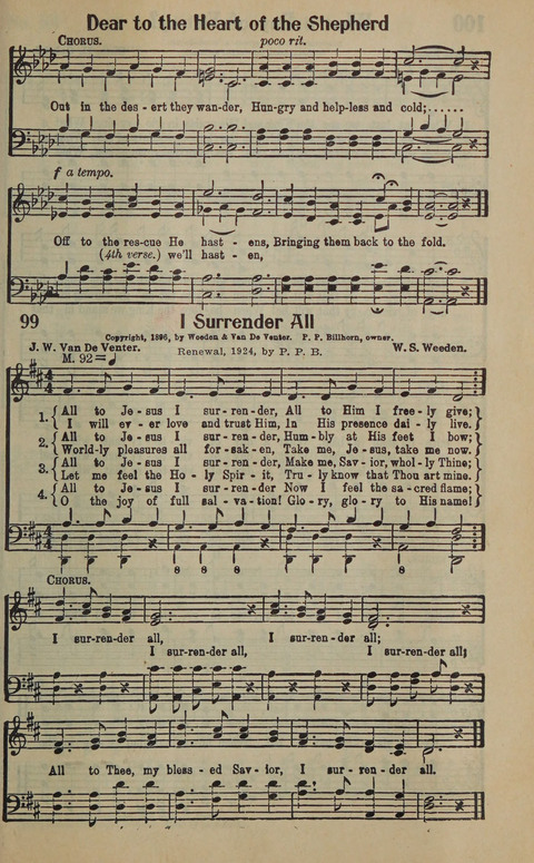 The Gospel in Song: as used in the Anderson Gospel Crusades page 103