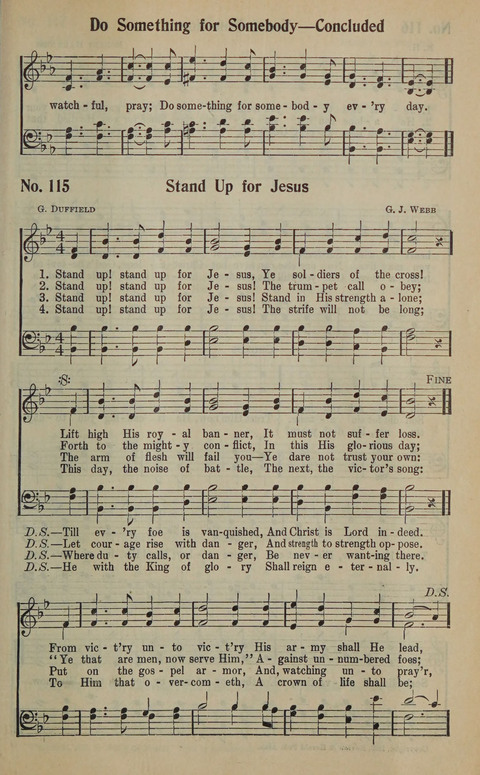 The Gospel in Song: as used in the Anderson Gospel Crusades page 119