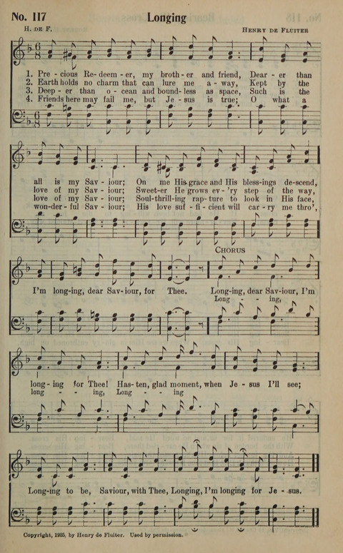 The Gospel in Song: as used in the Anderson Gospel Crusades page 121