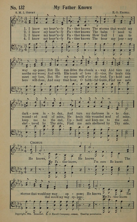 The Gospel in Song: as used in the Anderson Gospel Crusades page 136