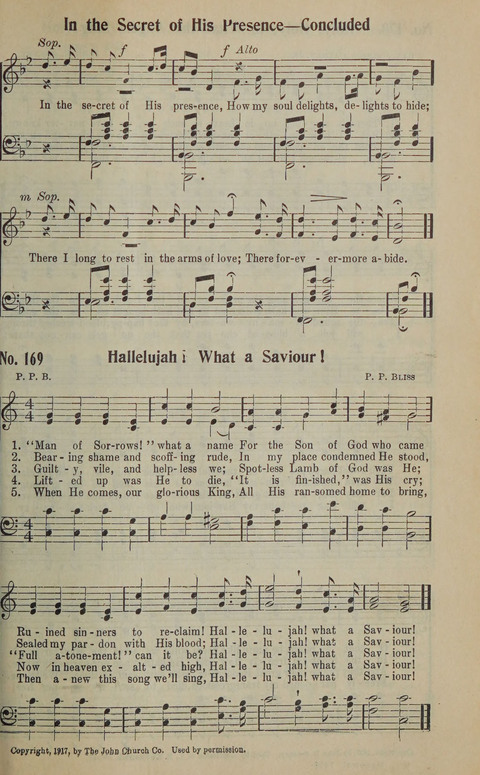 The Gospel in Song: as used in the Anderson Gospel Crusades page 173