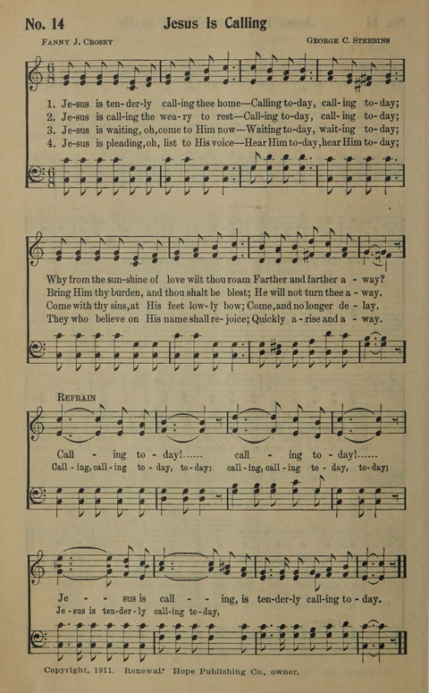 The Gospel in Song: as used in the Anderson Gospel Crusades page 18