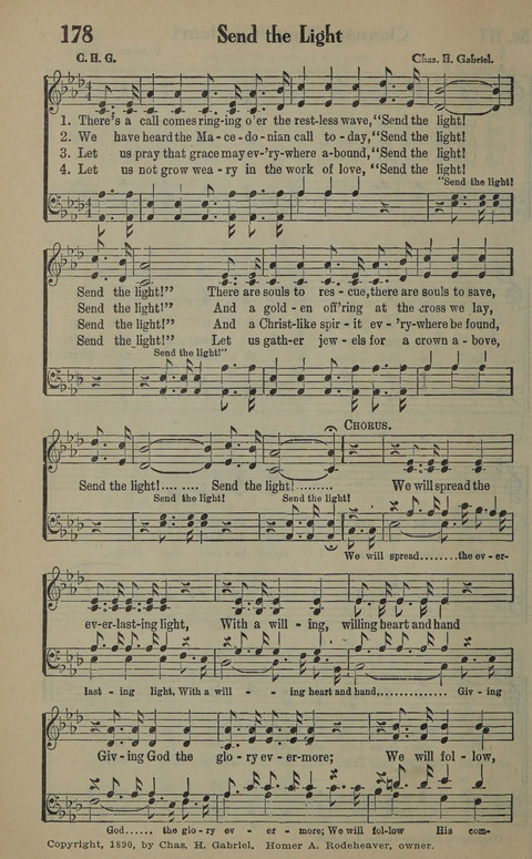 The Gospel in Song: as used in the Anderson Gospel Crusades page 182