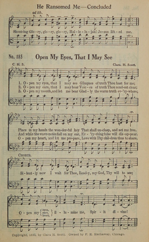 The Gospel in Song: as used in the Anderson Gospel Crusades page 189