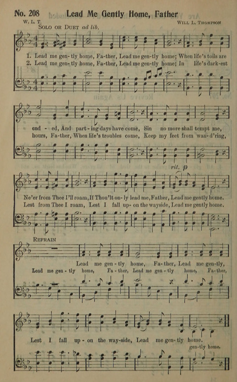 The Gospel in Song: as used in the Anderson Gospel Crusades page 212