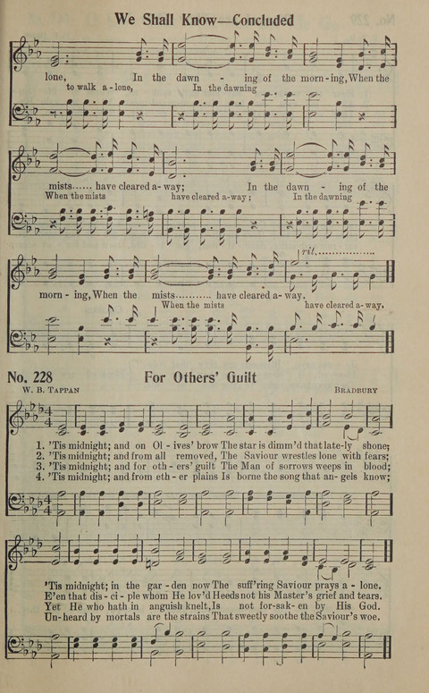 The Gospel in Song: as used in the Anderson Gospel Crusades page 233