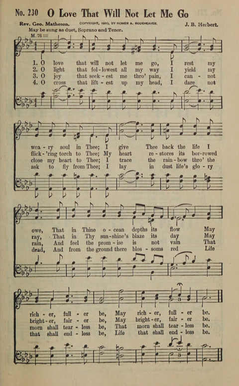 The Gospel in Song: as used in the Anderson Gospel Crusades page 235