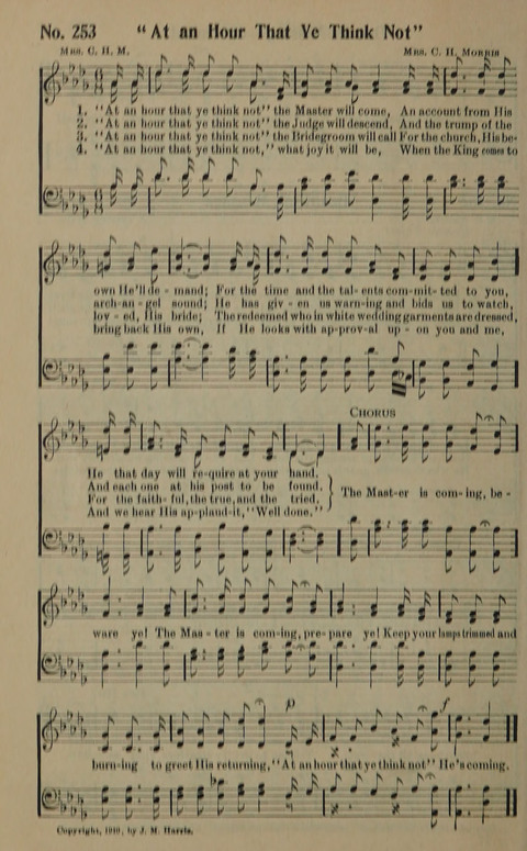 The Gospel in Song: as used in the Anderson Gospel Crusades page 260