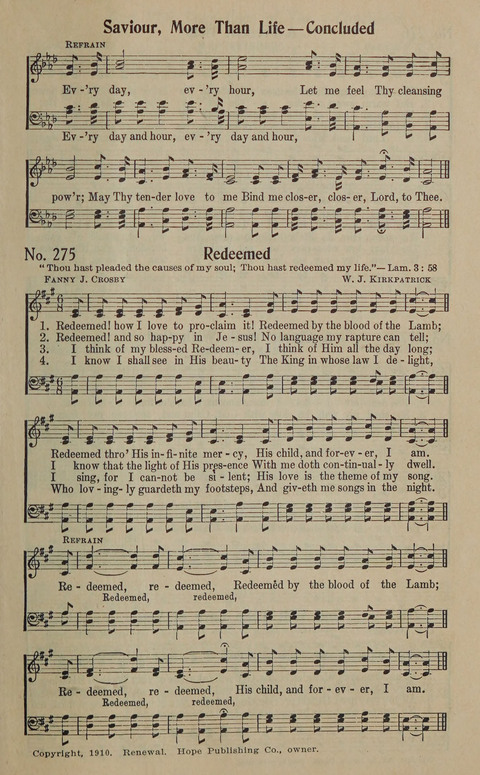The Gospel in Song: as used in the Anderson Gospel Crusades page 277