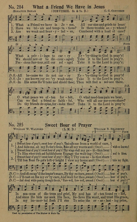 The Gospel in Song: as used in the Anderson Gospel Crusades page 282