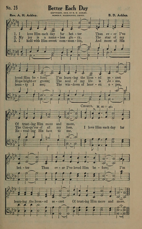 The Gospel in Song: as used in the Anderson Gospel Crusades page 29