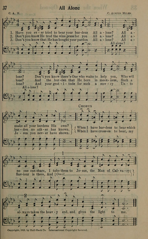The Gospel in Song: as used in the Anderson Gospel Crusades page 41