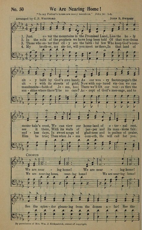 The Gospel in Song: as used in the Anderson Gospel Crusades page 54