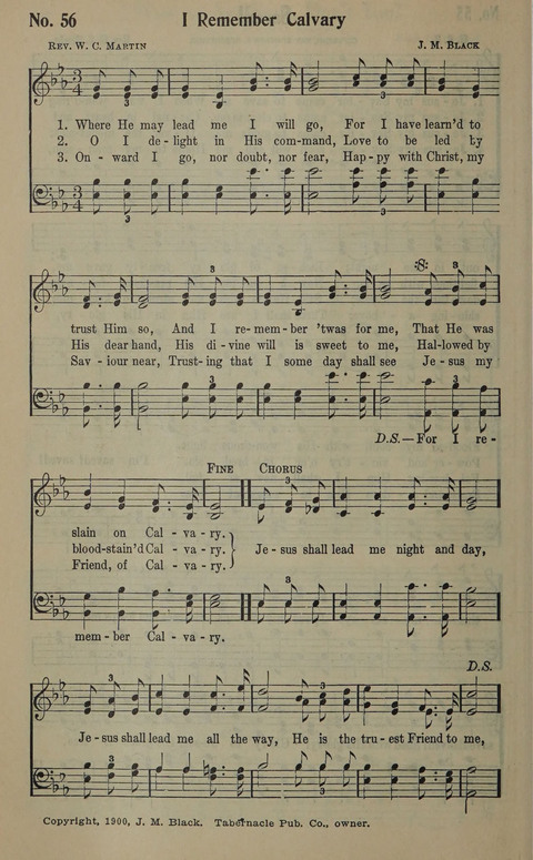 The Gospel in Song: as used in the Anderson Gospel Crusades page 60