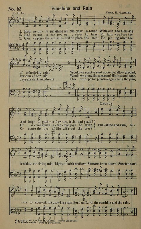 The Gospel in Song: as used in the Anderson Gospel Crusades page 66