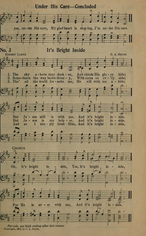 The Gospel in Song: as used in the Anderson Gospel Crusades page 7