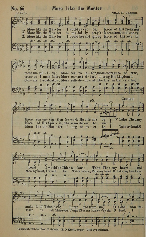 The Gospel in Song: as used in the Anderson Gospel Crusades page 70