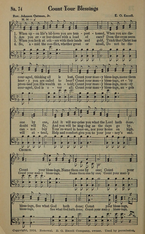 The Gospel in Song: as used in the Anderson Gospel Crusades page 78