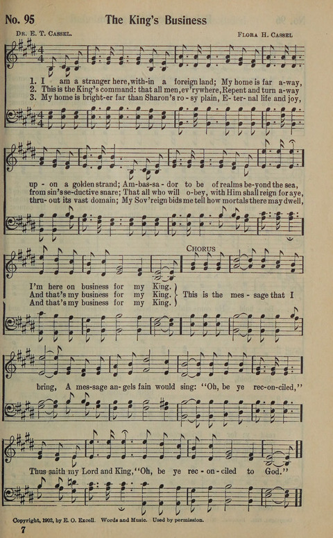 The Gospel in Song: as used in the Anderson Gospel Crusades page 99