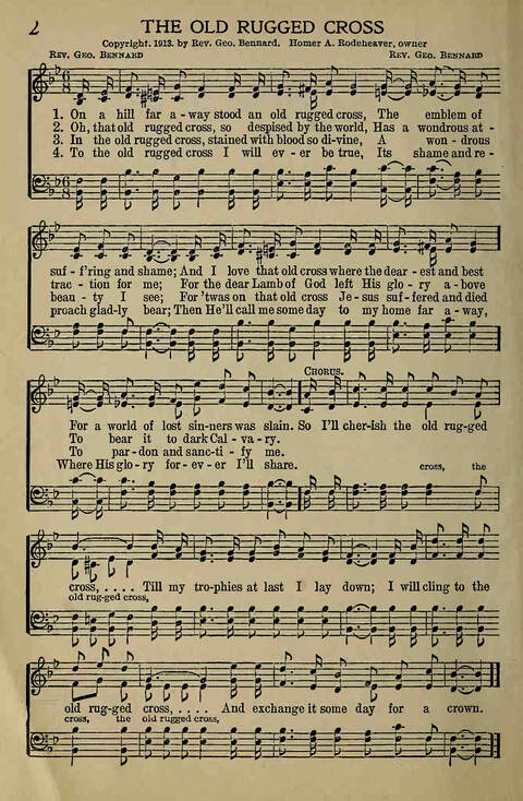 The Gospel in Song: for Use in Evangelistic Meetings or Any Service of the Church page 2