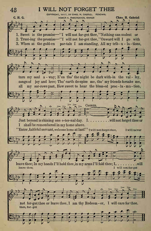 The Gospel in Song: for Use in Evangelistic Meetings or Any Service of the Church page 46