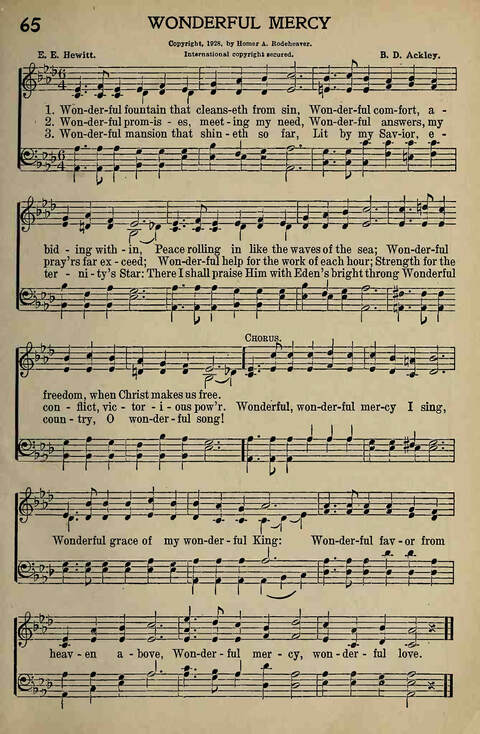The Gospel in Song: for Use in Evangelistic Meetings or Any Service of the Church page 63