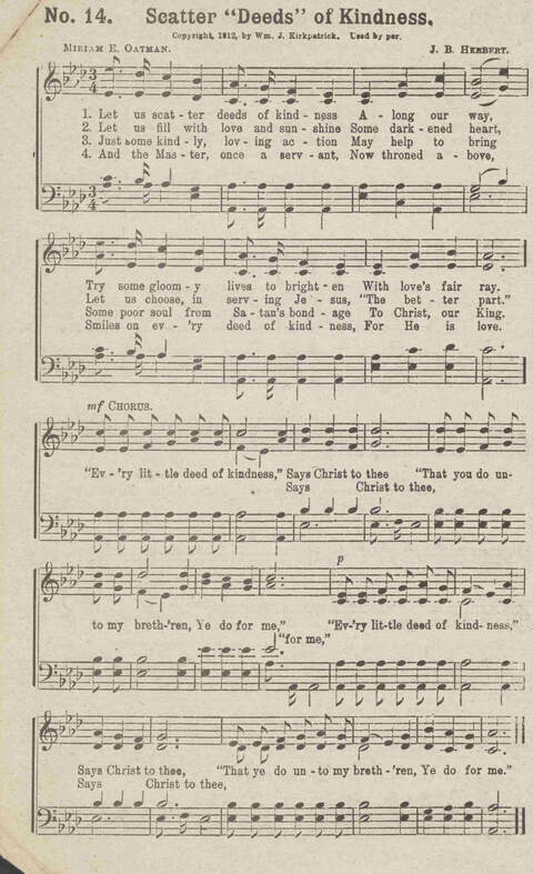 Gospel Songs: number two page 14