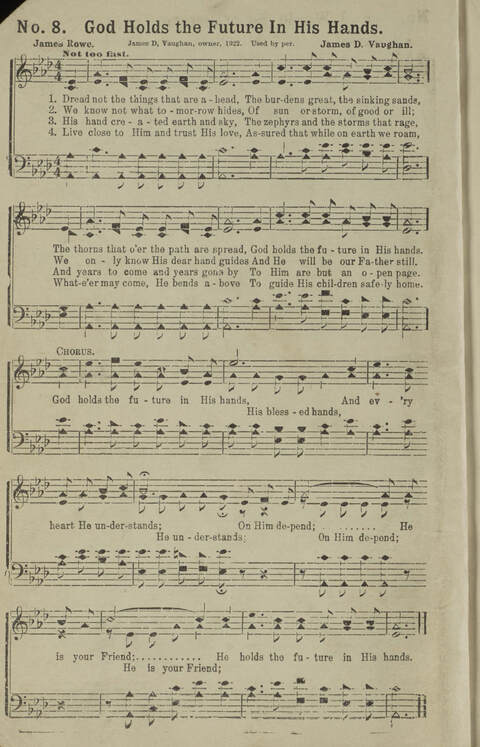 Gospel Songs Number Three: designed for use in Christian work and worship page 12