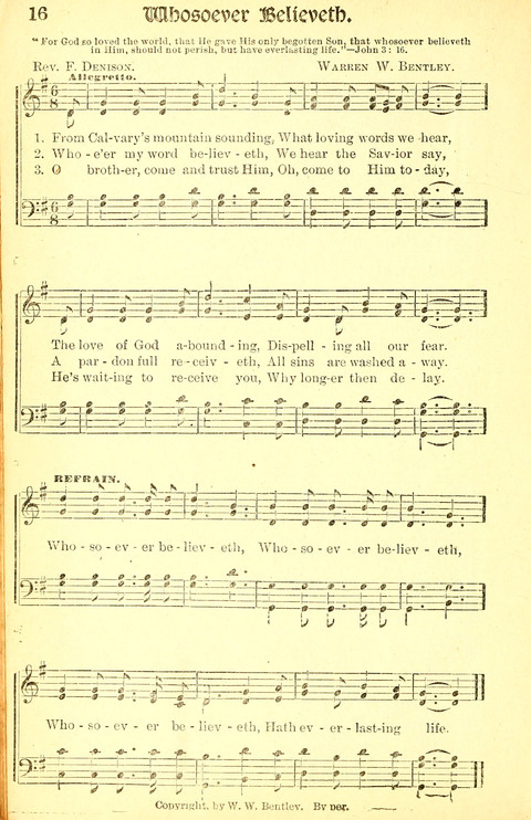 Garden of Spices: a choice collection for revival meetings, missionary meetings, rescue work, church and Sunday schools page 16
