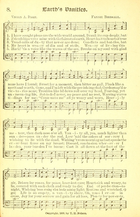 Garden of Spices: a choice collection for revival meetings, missionary meetings, rescue work, church and Sunday schools page 8