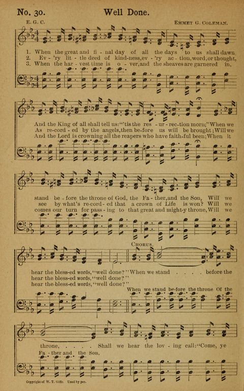 Golden Songs of Glory page 30