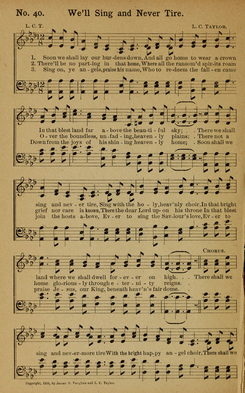 Golden Songs of Glory page 40