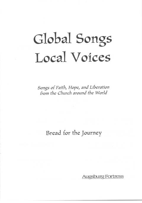 Global Songs, Local Voices: songs of faith and liberation from the church around the world page 1