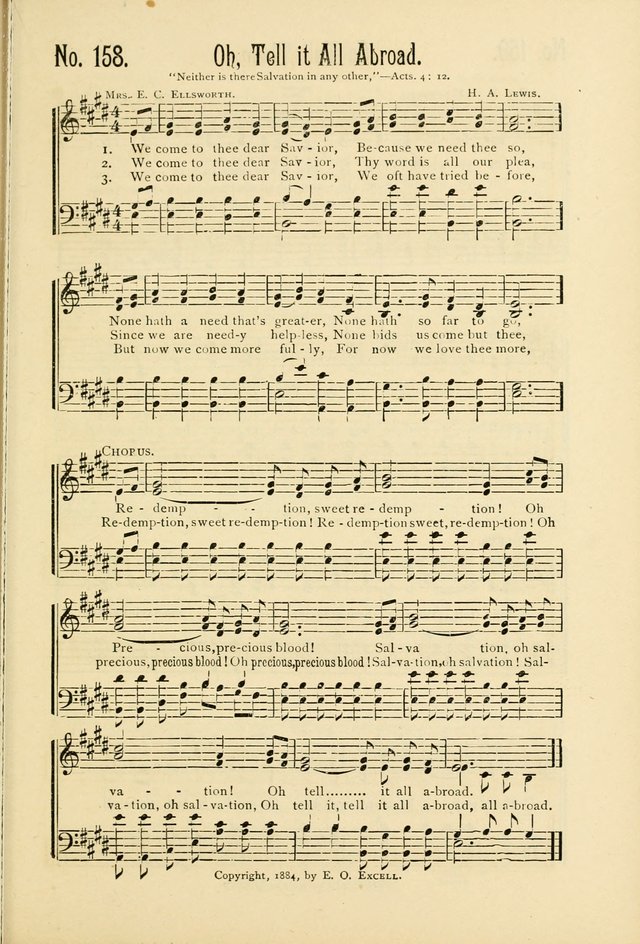 The Gospel in Song: combining "Sing the Gospel", "Echoes of Eden", and Other Selected Songs and Solos for the Sunday school page 137