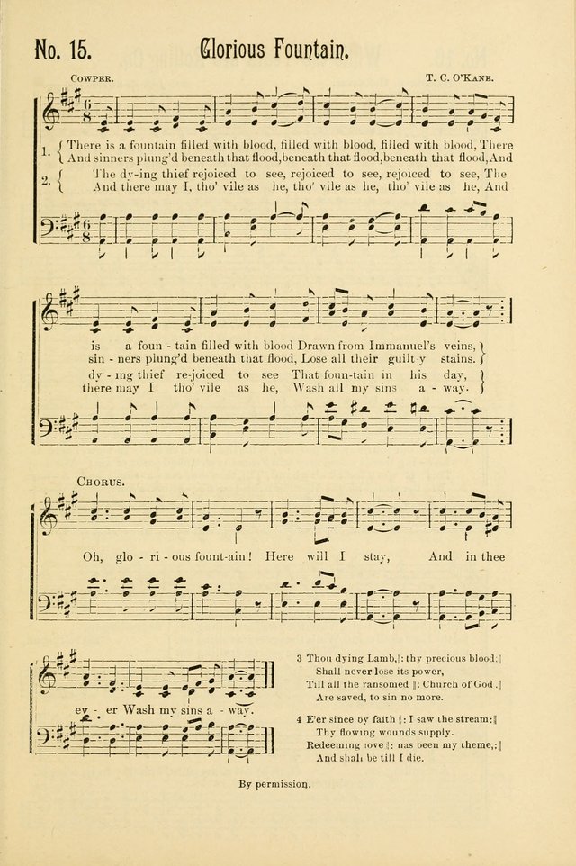 The Gospel in Song: combining "Sing the Gospel", "Echoes of Eden", and Other Selected Songs and Solos for the Sunday school page 15