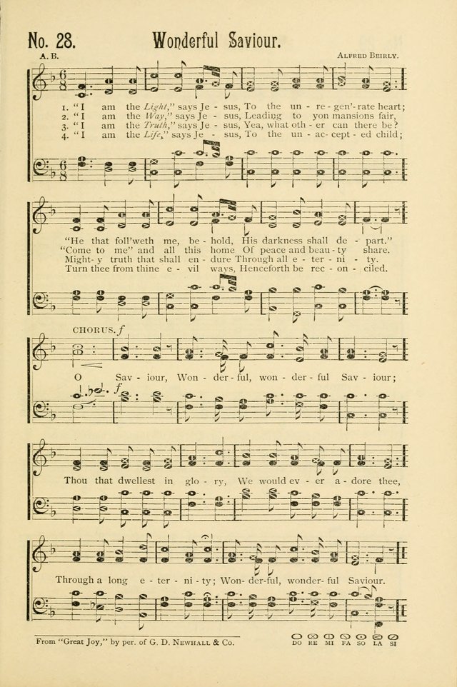 The Gospel in Song: combining "Sing the Gospel", "Echoes of Eden", and Other Selected Songs and Solos for the Sunday school page 27