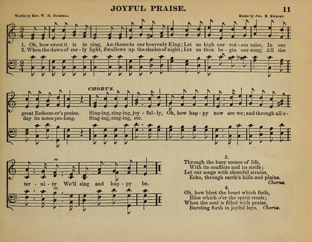 The Guiding Star for Sunday Schools: a new collection of Sunday school songs, together with a great variety of anniversary pieces written expressly for this worke page 11