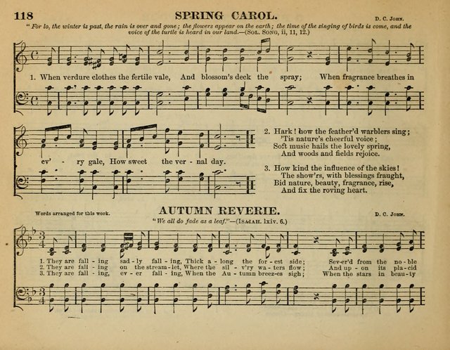 The Guiding Star for Sunday Schools: a new collection of Sunday school songs, together with a great variety of anniversary pieces written expressly for this worke page 120