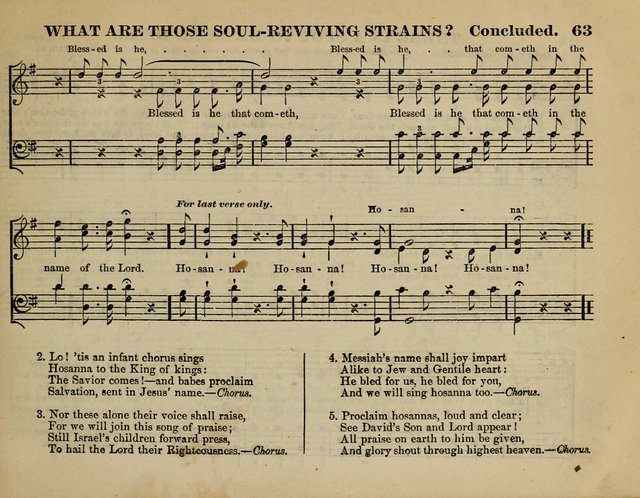 The Guiding Star for Sunday Schools: a new collection of Sunday school songs, together with a great variety of anniversary pieces written expressly for this worke page 65