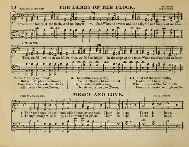 The Guiding Star for Sunday Schools: a new collection of Sunday school songs, together with a great variety of anniversary pieces written expressly for this worke page 74