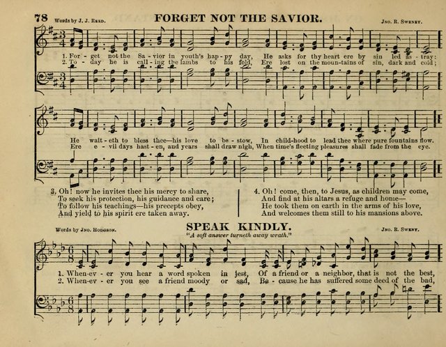 The Guiding Star for Sunday Schools: a new collection of Sunday school songs, together with a great variety of anniversary pieces written expressly for this worke page 80