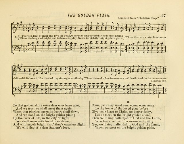 Golden Songs: for the Sabbath School, Sanctuary and Social Worship page 47