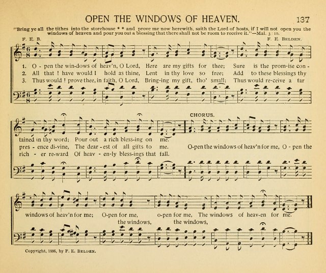Open the windows of heaven hymnary