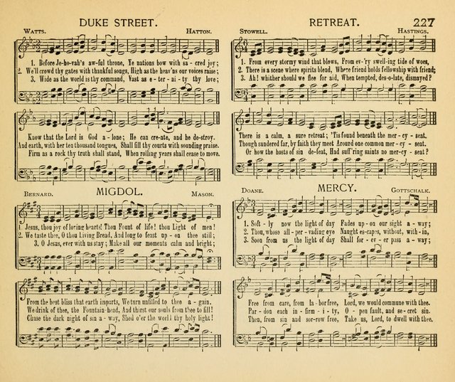 The Gospel Song Sheaf: for Sunday schools and young peoples meetings, comprising primary songs, intermediate songs, gospel and special songs, and old hymns and tunes page 227