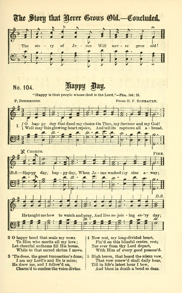 Gospel Songs: for use in Church and Evangelistic meetings page 100