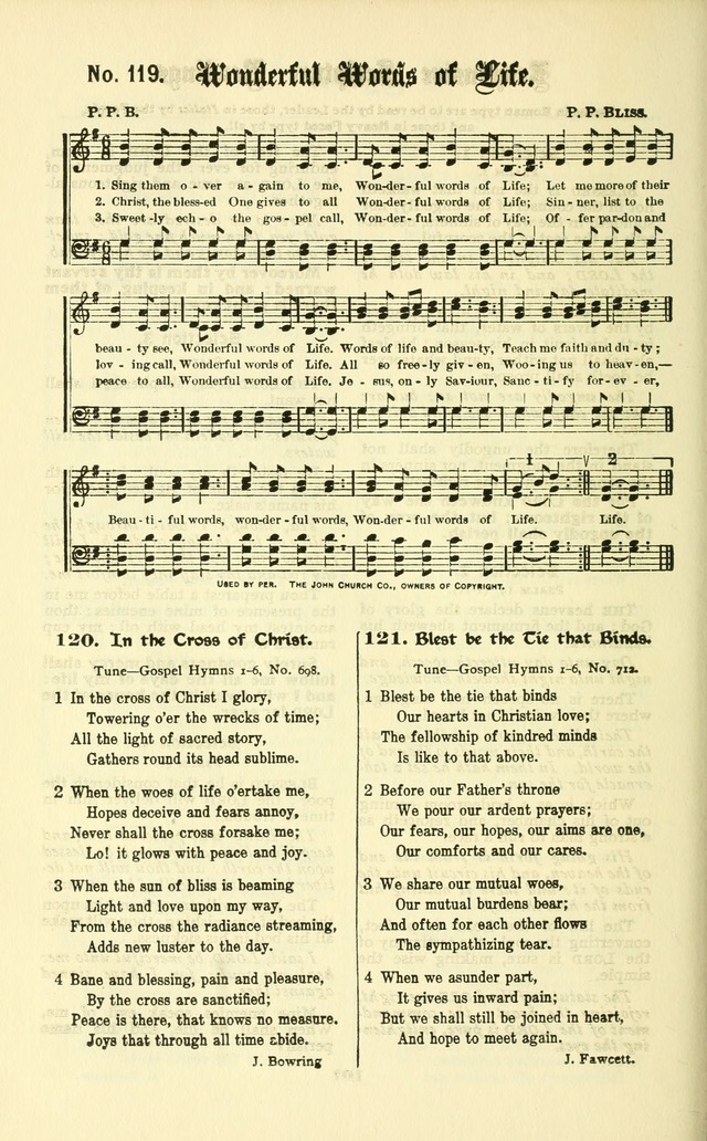 Gospel Songs: for use in Church and Evangelistic meetings page 111