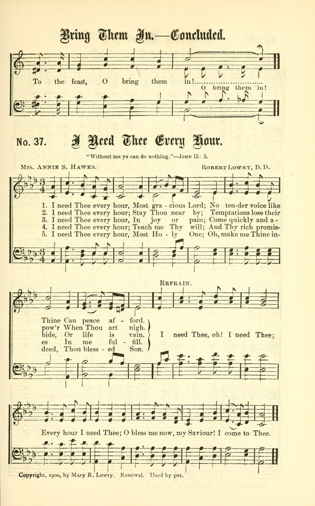 Gospel Songs: for use in Church and Evangelistic meetings page 44