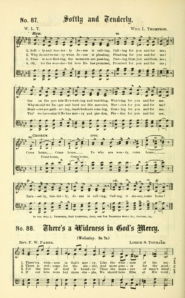 Gospel Songs: for use in Church and Evangelistic meetings page 87